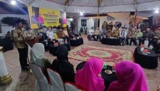 Suasana malam lepas sambut Kapolres Bireuen di Gazebo Pendopo, Senin (20/7)