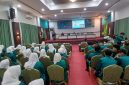 Mahasiswa KKM UNIKI Bireuen ikuti pembekalan sebelum melaksanakan pengabdian di Kabupaten Pidie Jaya, di Aula Lantai II UNIKI, Kamis (23/7) pagi.