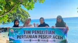 Mahasiswa Fakultas Sains Pertanian dan Peternakan UNIKI Bireuen gelar riset mandiri.