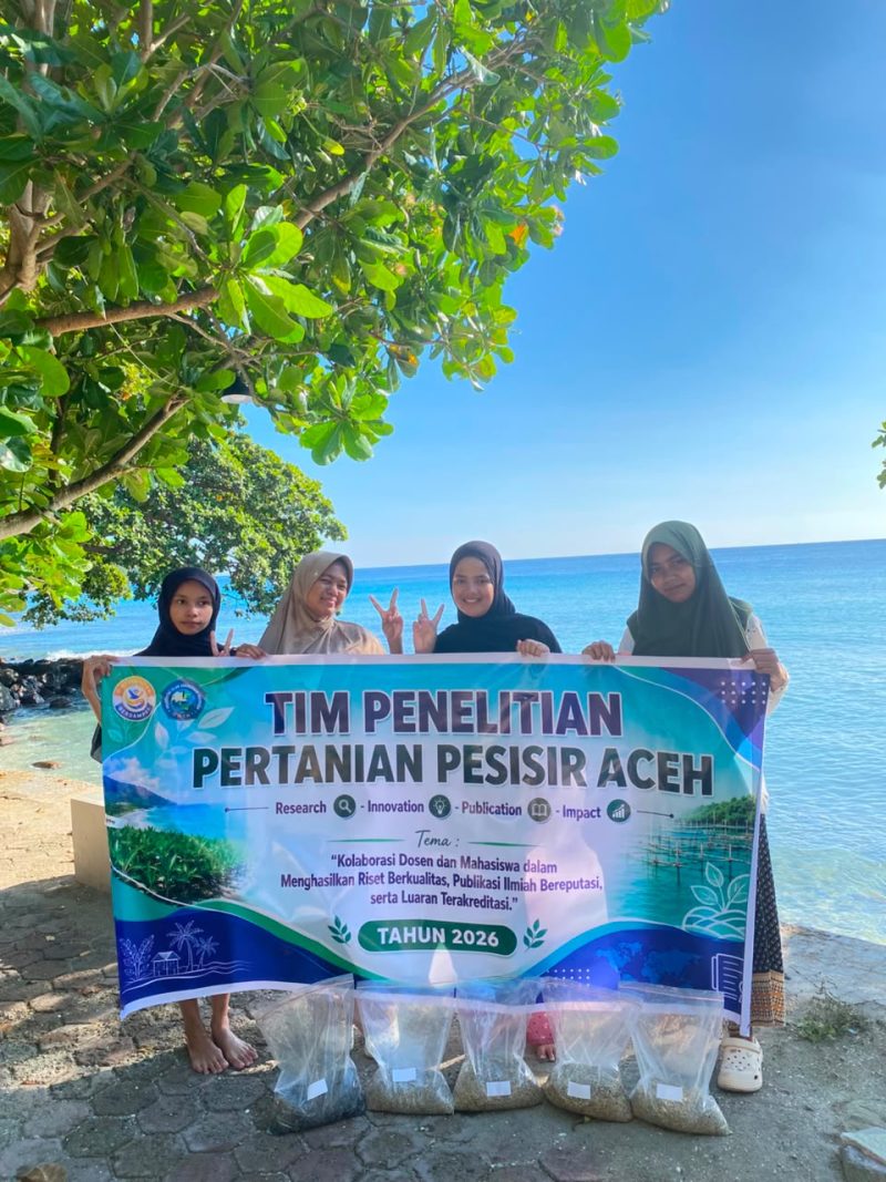Mahasiswa Fakultas Sains Pertanian dan Peternakan UNIKI Bireuen gelar riset mandiri.