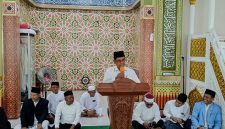 Asisten I Setdakab Bireuen, Mulyadi, SH.,MM menyampaikan sambutan, Kamis (13/8) pagi.