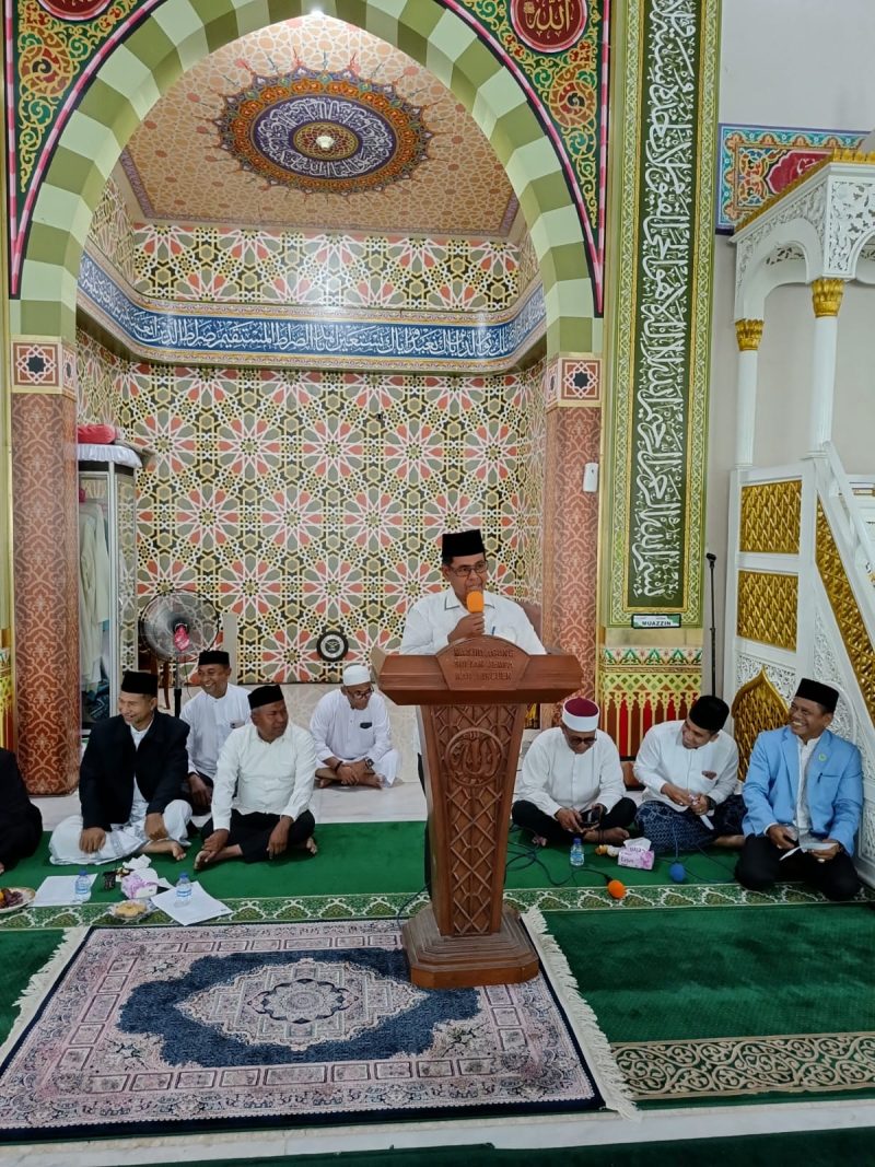 Asisten I Setdakab Bireuen, Mulyadi, SH.,MM menyampaikan sambutan, Kamis (13/8) pagi.