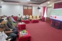 Sekdakab Bireuen, Ismunandar, MT memimpin Rapat Koordinasi Perpanjangan Masa Transisi Darurat ke Pemulihan Pasca Bencana, di Aula Pendopo Bupati, Jumat (4/9) siang.