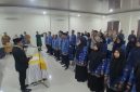 Bupati Bireuen, Ir H Mukhlis, ST melantik dan mengambil sumpah/janji jabatan 34 kepala UPTD TK, SD dan SMP di Aula Disdikbud, Senin (14/9) siang.