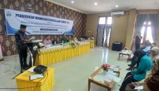 Wakil Bupati Bireuen, Ir H Razuardi, MT menyampaikan sambutan diantara Kebangpol di Opprom Setdakab, Kamis (24/9) pagi.