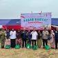 Kegiatan pasar rakyat di Aceh Tamiang yang digelar PT Agrinas Palma Nusantara, Rabu (2/9)