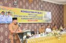 Bupati Bireuen, Ir H Mukhlis, ST menyampaikan sambutannya, di Opprom Setdakab, Selasa (2/9) pagi.
