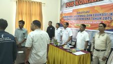 BPBD Bireuen gelar Sosialisasi Komunikasi, Informasi dan Edukasi (KIE) Daerah Rawan Bencana yang berlangsung tdi Aula BPBD, Rabu (21/10).