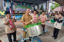 Sekda Ismunandar, MT membuka Peratrampra II Penggalang Madrasah Ibtidaiyah di Pesantren Modren Al Zahrah Gampong Beunyot, Kecamatan Juli, Senin (26/10) pagi.