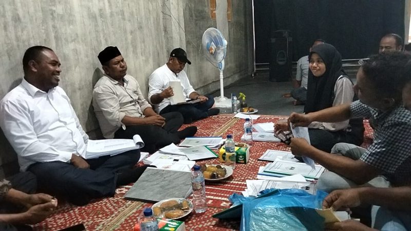 Tim DPMG-PKB Bireuen turun ke gampong untuk melakukan monitoring dan pembinaan administrasi di Kecamatan Gandapura, Rabu (7/10).