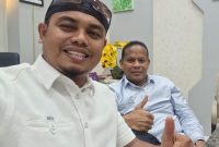Ketua Fraksi PKS DPRK Bireuen, Yusriadi, SH bersama Sekretaris, Athailah Saleh