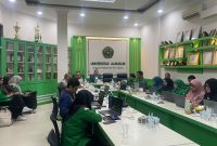 Tim dari Lembaga Akreditasi Mandiri Informatika dan Komputer (LAM INFOKOM) melakukan Asesmen lapangan akreditasi prodi Informatika Medis Fakultas Ilmu Komputer (Fikom) Universitas Almuslim, Peusangan, Kabupaten Bireuen secara dalam jaringan (daring), Kamis (8/10)