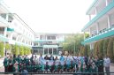 Rektor UNIKI Bireuen, Dr Zainuddin Iba, SE.,MM melepas mahasiswa peserta Program Mahasiswa Berdampak Aksara 2026 ke Kabupaten Aceh Tengah, Rabu (21/10).