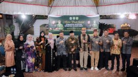 Wakil Bupati Bireuen, Ir H Razuardi MT bersama unsur Forkopimda disela kegiatan lepas sambut Danyonif 113/JS